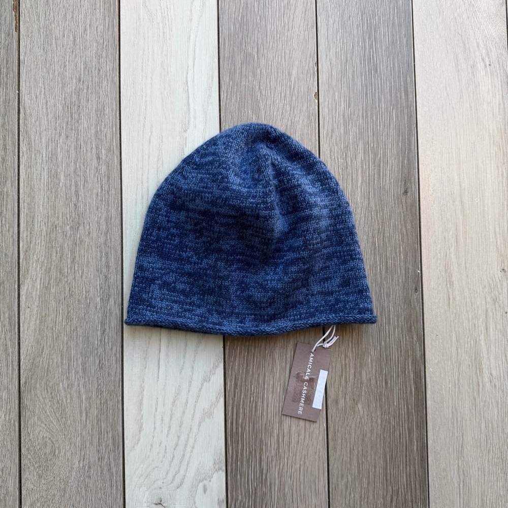 Amicale Cashmere Knit Two-Top Beanie - Picture 2 of 6